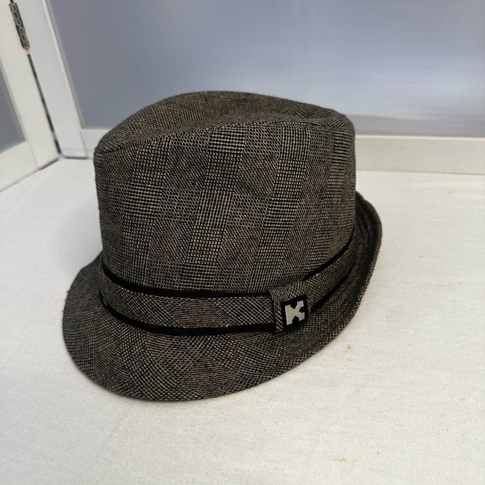 Kenny K Hat Mens large Wool Fedora Banded Lined